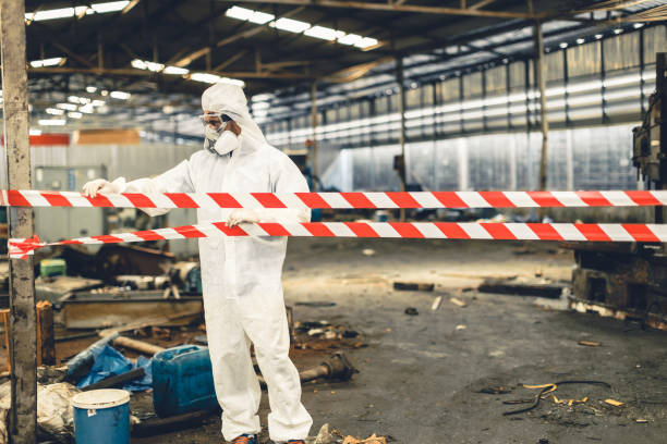 Professional Crime Scene Cleanup technician working in Paradise, CA